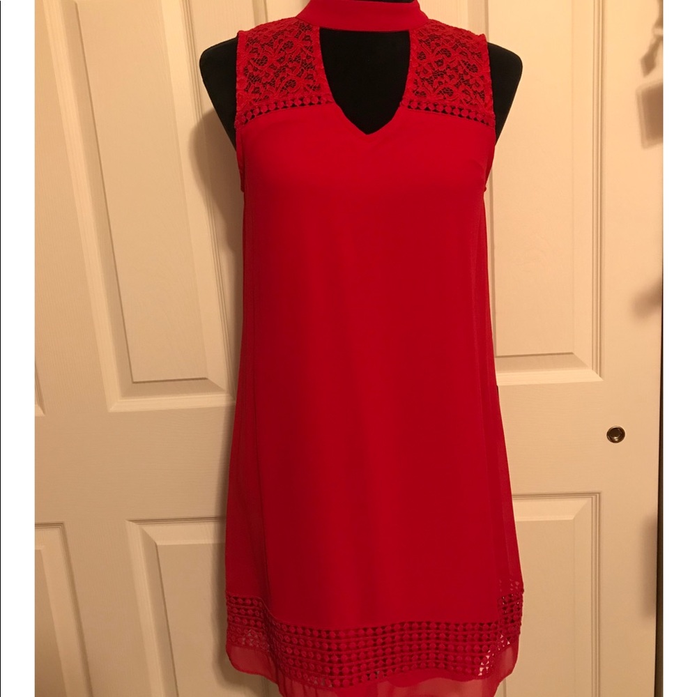 Red I.N. San Francisco dress size small BNWT